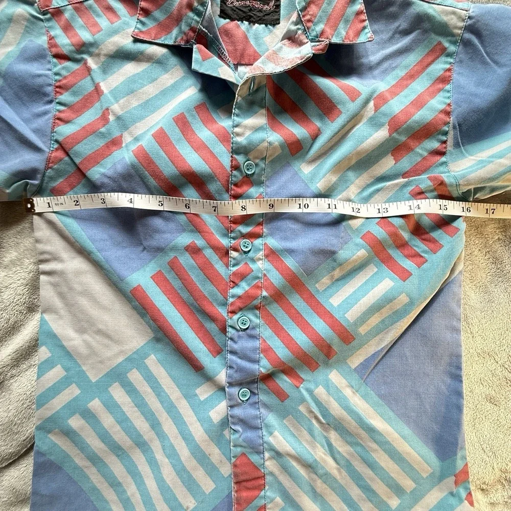1990 Dune Road  Cotton Size S Boys Or Girls Geometric Vintage Button Up‎ Kids